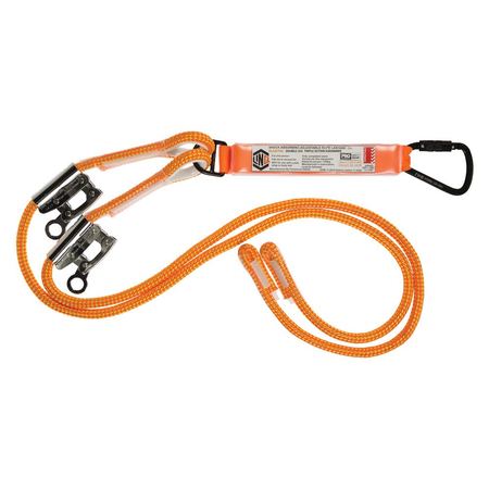 Double Adjustable Rope Lanyard With Kt & Rg X2 RLA2KTRG