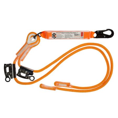 Double Adjustable Rope Lanyard With Sn & Rg X2 RLA2SNRG