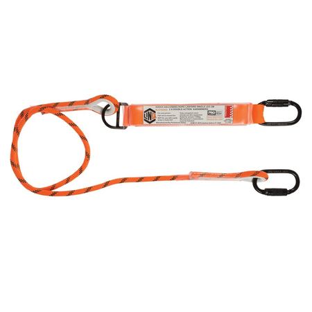 Single Leg Kernmantle 2M Shock Absorb Rope Lanyard With Hardware Kd X2 RLO1KDKD
