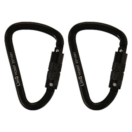 Elite Single Leg Shock Absorbing 2M Adjustable Lanyard With Hardware Kt X2 WLA1KTKT