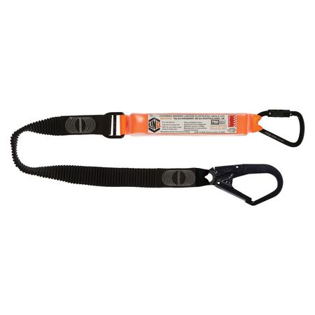 Elite Single Leg Elasticated Lanyard With Hardware Kt & Sd WLE1KTSD