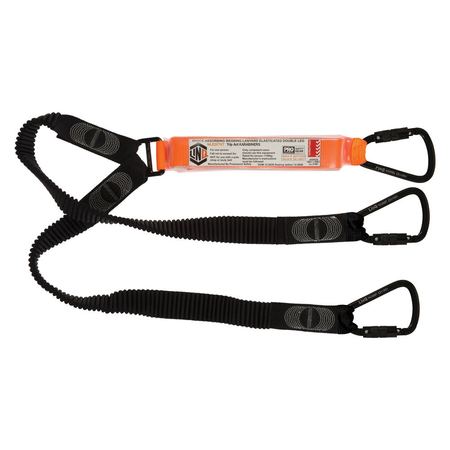 Elite Double Leg Elasticated Lanyard With Hardware Kt X2 WLE2KTKT