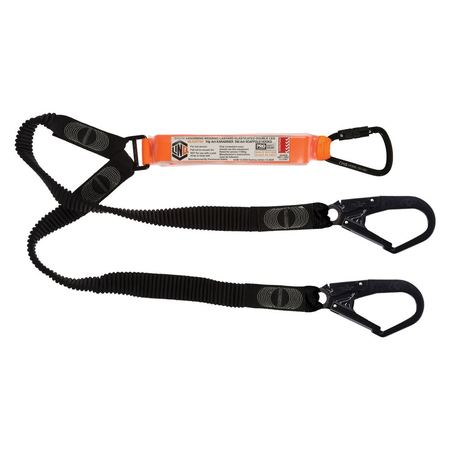 Elite Double Leg Elasticated Lanyard With Hardware Kt & Sd X2 WLE2KTSD