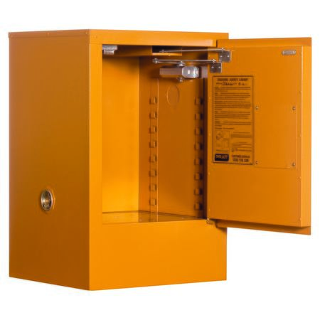 5516AC4 Class 4 Dangerous Goods Storage Cabinet: 30L - 1 Door - 1 Shelf