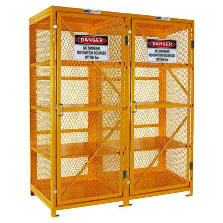 Aerosol Storage Cage. 4 Storage Levels Up To 800 Cans. (Comes Flat Packed - Assembly Required) PSGC16A-FP