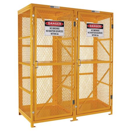 Forklift Storage Cage. 2 Storage Levels Up To 16 Forklift Cylinders PSGC16F