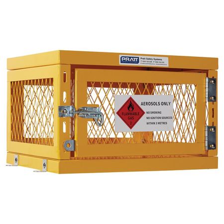 Aerosol Storage Cage. 1 Storage Level Up To 42 Cans. (Comes Flat Packed - Assembly Required) PSGC1A-FPPSGC1A-FP