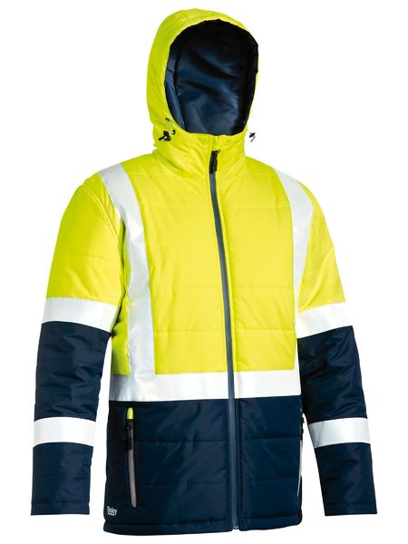 Bisley BJ6929HT Taped Hi Vis Puffer Jacket
