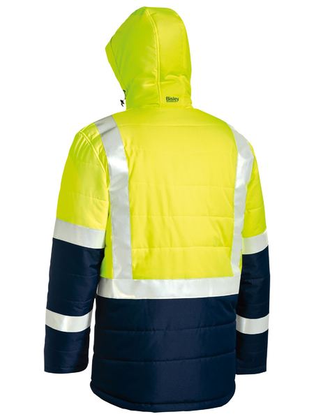Bisley BJ6929HT Taped Hi Vis Puffer Jacket