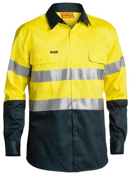 Bisley BT6456 Taped Hi Vis Drill Shirt