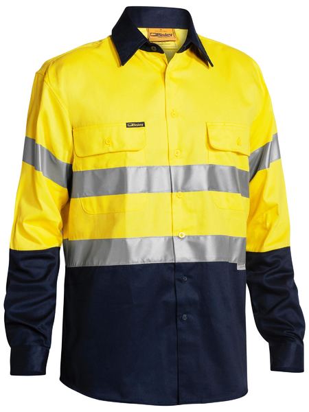 Bisley BT6456 Taped Hi Vis Drill Shirt