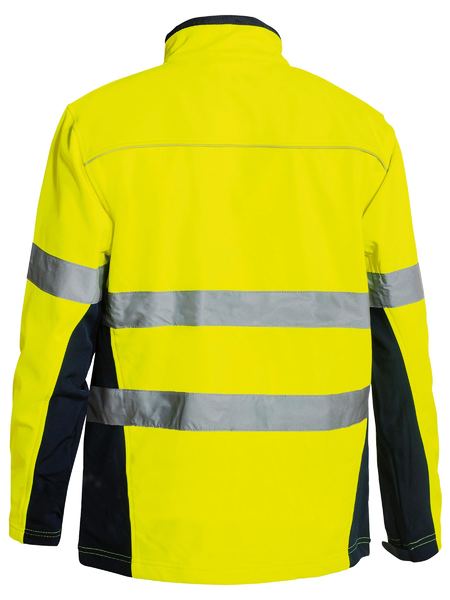 Bisley BJ6059T Taped Hi Vis Soft Shell Jacket