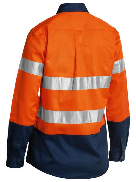 Bisley BLT6456 Women's Taped Hi Vis Drill Shirt