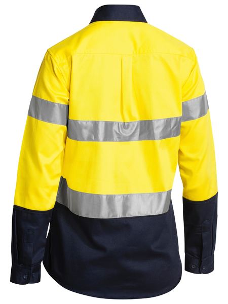 Bisley BLT6456 Women's Taped Hi Vis Drill Shirt