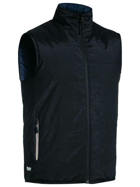 Black Reversible Puffer Vest BV0328