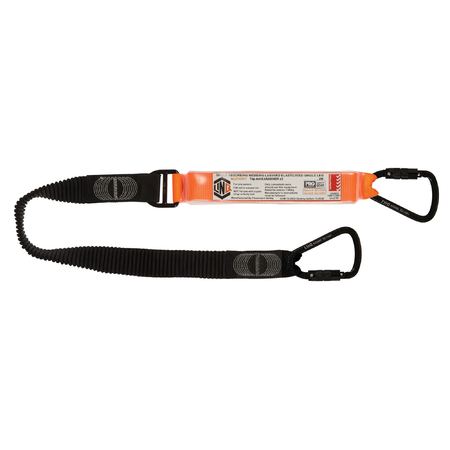 Elite Single Leg Elasticated Lanyard With Hardware Kt X2 WLE1KTKT