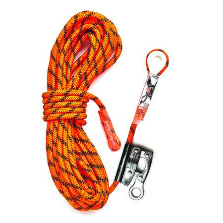 Kernmantle Rope With Thimble Eye & Rope Grab 15M RKRG015