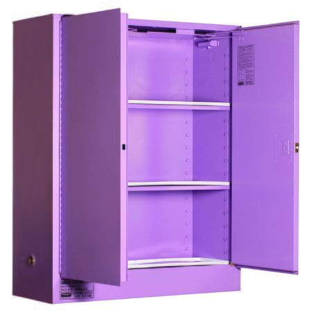 Corrosive Substance Storage Cabinet: Metal - 350L - 2 Doors - 3 Shelves 5560ASPH