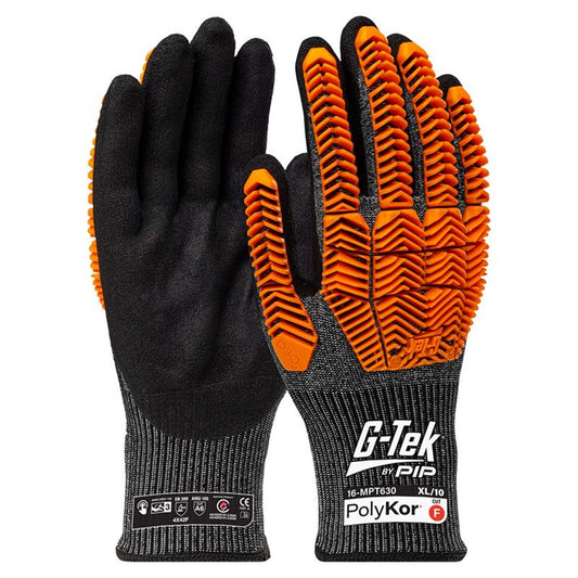 G-Tek PolyKor 13G Seamless Impact Cut F Glove 16-MPT630