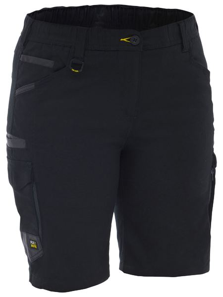 BSHL1338 Bisley Women's Flx & Move™ Elastic Waist Cargo Short