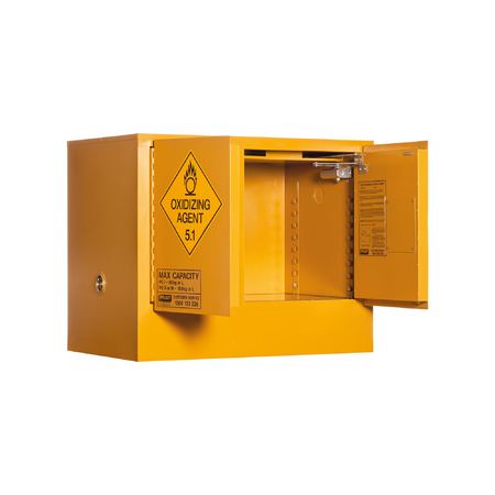 5535AOA Oxidizing Agent Storage Cabinet: 100L - 2 Doors - 1 Shelf