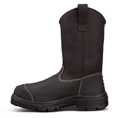 65493 Oliver 240mm Brown Pull On Riggers Safety Boot