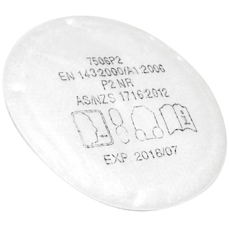 P2 Pre Filter Pack 100 7506P2 - Suit 7700/5500 Respirator Filters