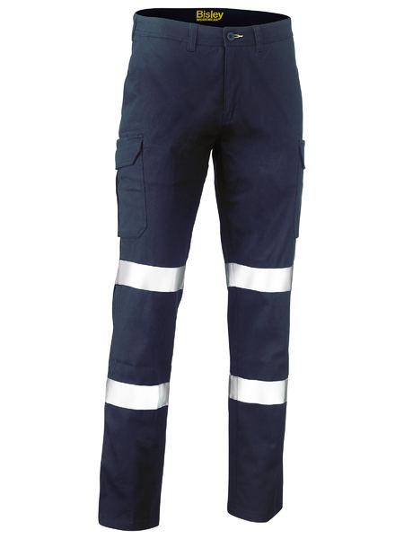 Bisley BPC6008T Taped Stretch Cotton Drill Cargo Pants