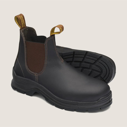 Blundstone 311 Brown Elastic Sided Safety Boot