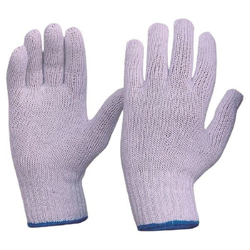 Knitted Poly/Cotton Liner Gloves Size Large 342K