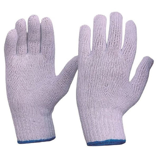 Knitted Poly/Cotton Liner Gloves Size Large 342K