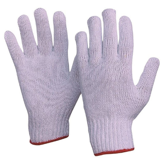 Knitted Poly/Cotton Liner Gloves Size Medium PK12 342KL