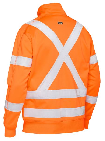 Bisley BK6814XT X Taped Hi Vis 1/4 Zip Pullover