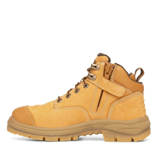 Oliver 55-330Z 130mm Wheat Lace/Zip Safety Boot
