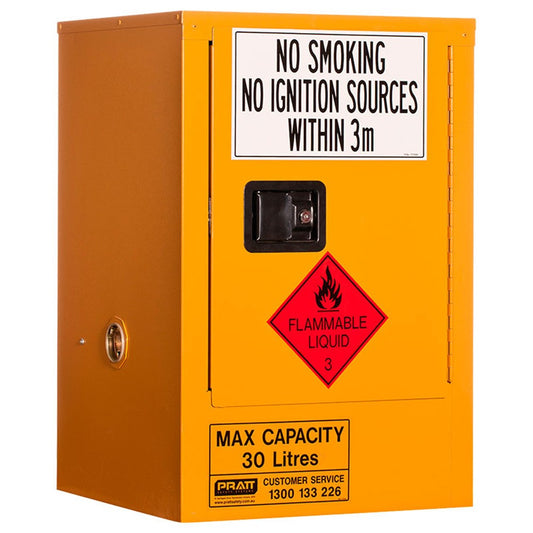 Flammable Storage Cabinet 30L 1 Door, 1 Shelf 5516AS
