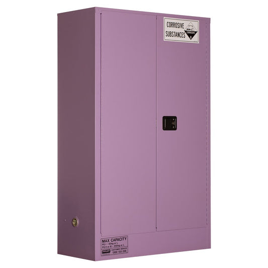 Corrosive Substance Storage Cabinet: Metal - 250L - 2 Doors - 3 Shelves 5545ASPH