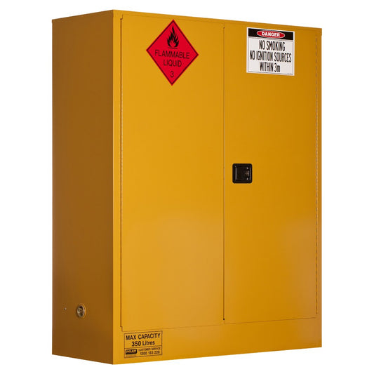 Flammable Liquid Storage Cabinet: 350L - 2 Doors - 3 Shelves 5560AS