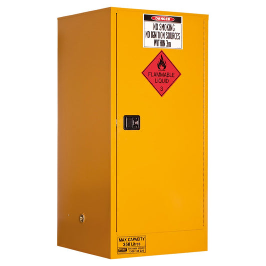 Flammable Liquid Storage Cabinet: 350L - 1 Door - 3 Shelves 5560ASE