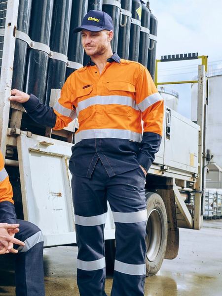 BP8580T Bisley Apex 240 Taped Biomotion FR Ripstop Pant