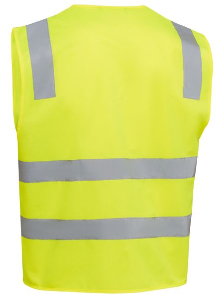 Bisley Taped Hi Vis Safety Zip Vest BV0341T
