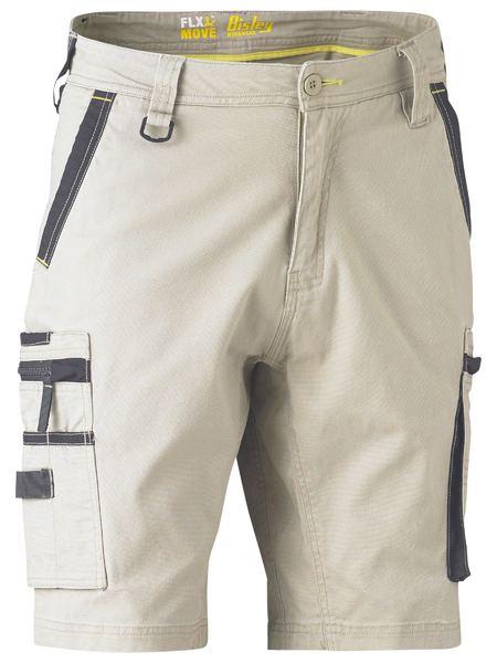 Bisley Flx & Move™ Stretch Utility Zip Cargo Short BSHC1330