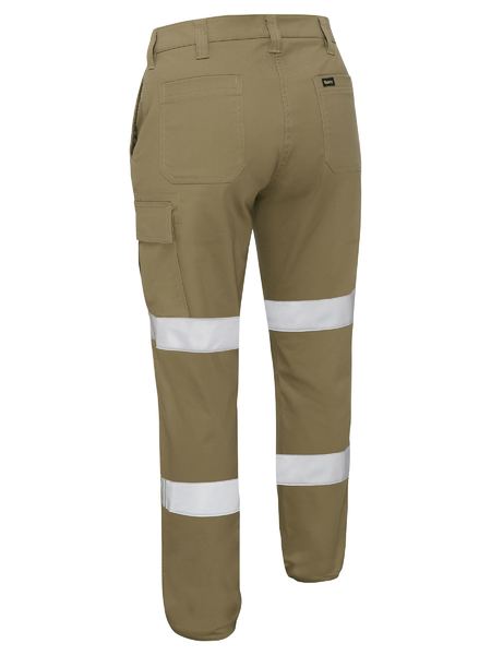 Bisley BPLC6008T Woman's Taped Stretch Cotton Drill Cargo Pants