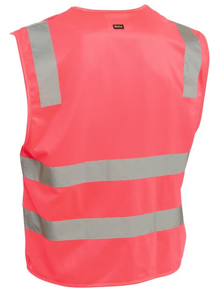 Bisley Taped Hi Vis Safety Zip Vest BV0341T