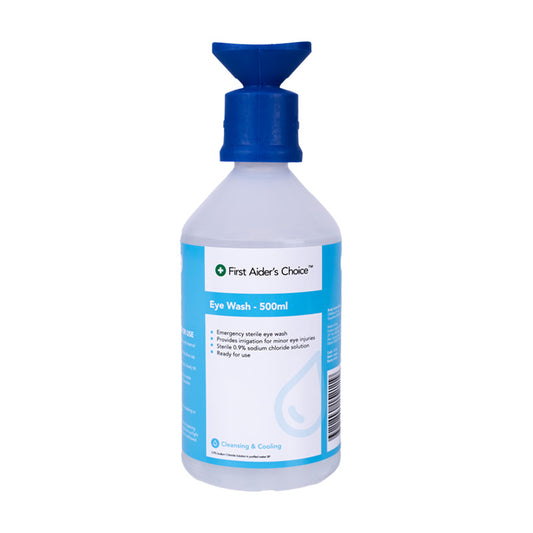 Saline Eye Rinse with Eye Cap 500ml 101863