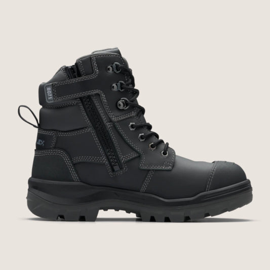 Blundstone 8071 Rotoflex Black Zip/Lace Safety Boot