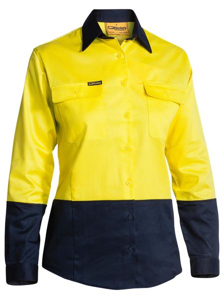 Bisley BL6267 Women's Hi Vis Drill Shirt