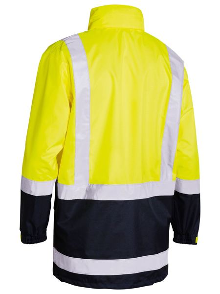 Bisley BJ6966T Taped Hi Vis Rain Shell Jacket