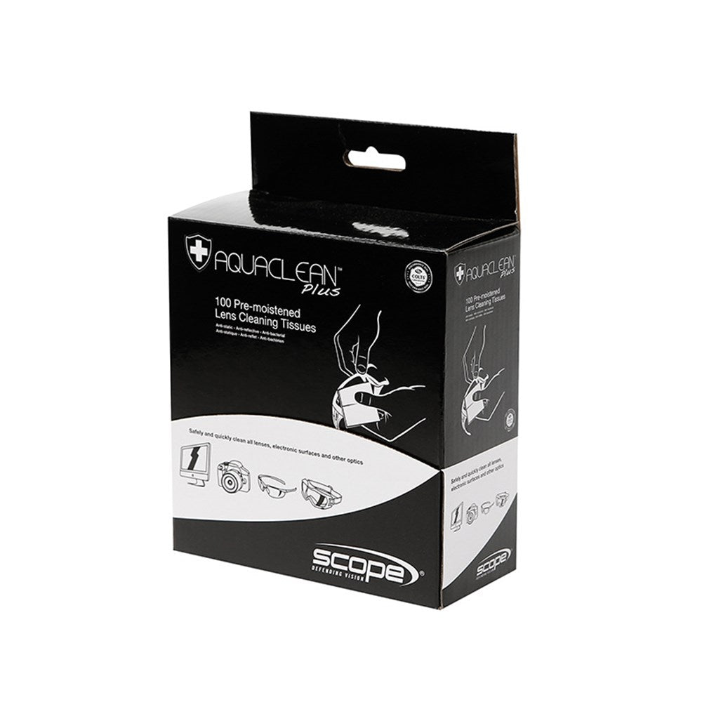 Aqua Clean Plus Dispenser Box - 100 Pre-Moistened Wipes AC100