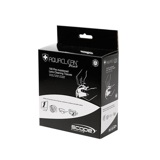 Aqua Clean Plus Dispenser Box - 100 Pre-Moistened Wipes AC100