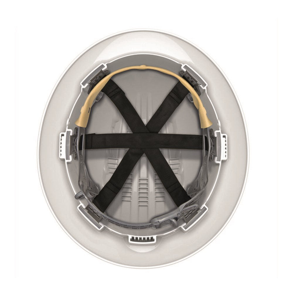 Evo 6161 Full Brim Vented Hard Hat White